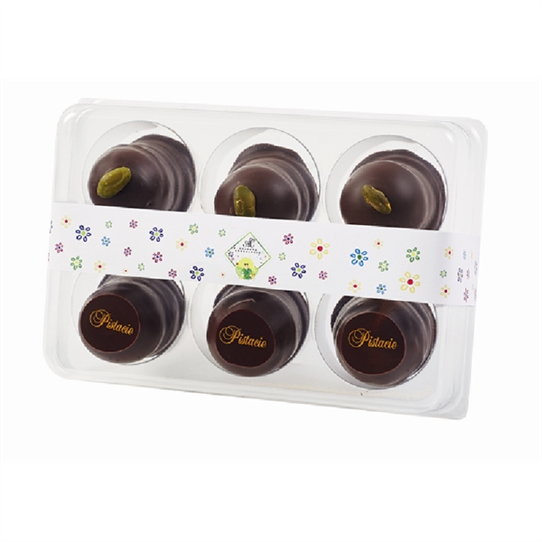 40 stk. Påskeflødeboller med pistacie