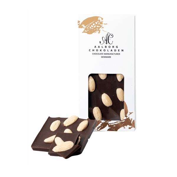 Jule pladechokolade med mandler