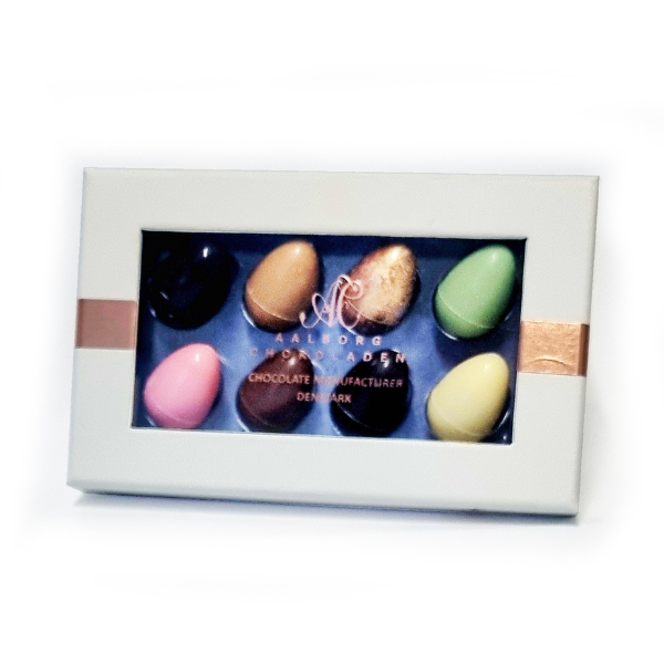 7 stk. vagtel påskeæske - Blue Spring