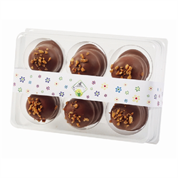 40 stk. Påskeflødeboller med nougat og krokant