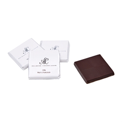 Helstøbt chokolade med AC logo i folie, 250 stk.